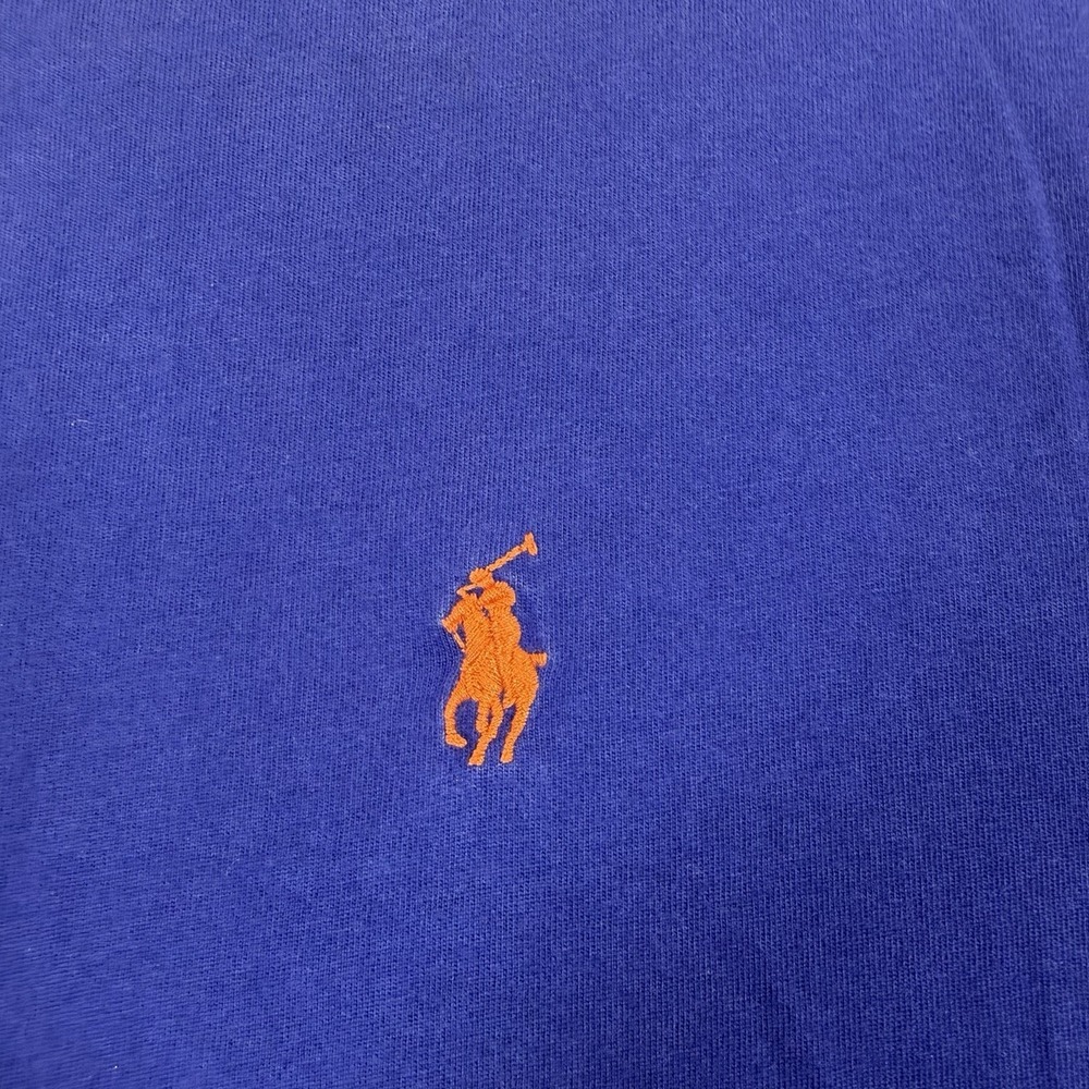 VTG Polo Ralph Lauren Men's T Shirt Size Small Royal Blue Shortsleeve Pullover - Picture 2 of 8